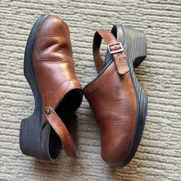 Ana Tech Clogs Women's Size 9/9.5 Brown Slingback 40 EU Comfort Shoes - Picture 7 of 9